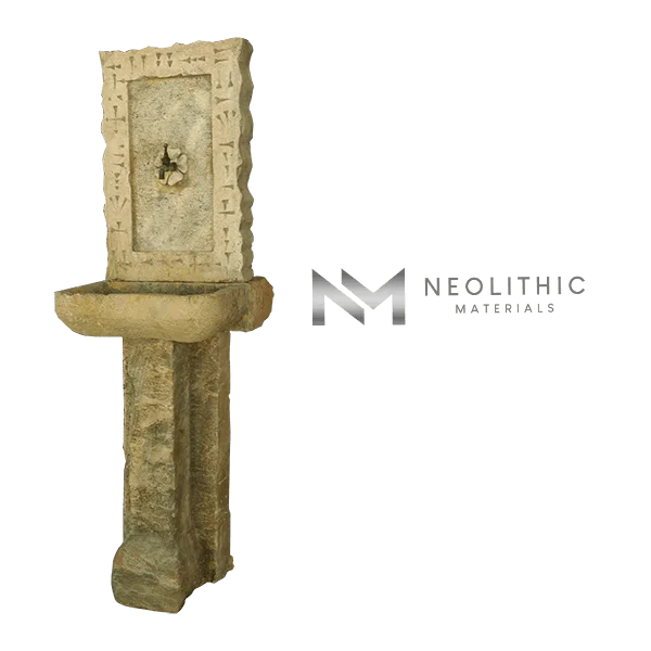 Antique Limestone Fountain Sink - Image 2